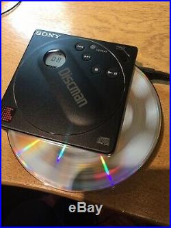 1988 Sony D-88 Discman Portable CD Player