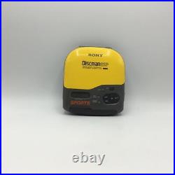 1996 Sony Sports Discman CD Player ESP YellowithGray (D-421SP)