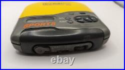 1996 Sony Sports Discman CD Player ESP YellowithGray VGC (D-421SP)