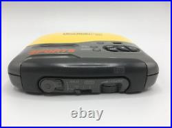 1996 Vintage Sony Sports Discman CD Player ESP YellowithGray (D-421SP)