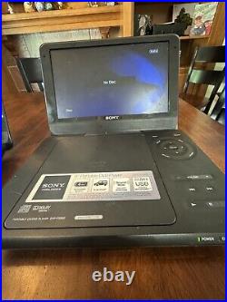 2 SONY DVP-FX980 Portable DVD Players 9 Screen TESTED