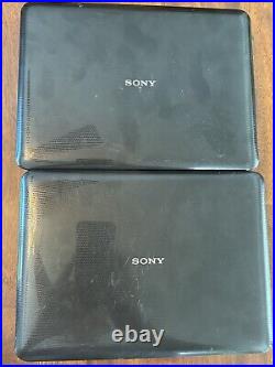 2 SONY DVP-FX980 Portable DVD Players 9 Screen TESTED