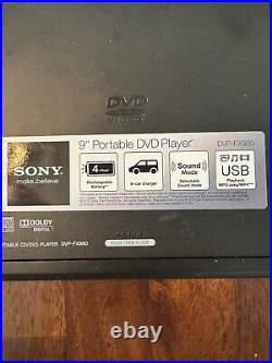 2 SONY DVP-FX980 Portable DVD Players 9 Screen TESTED