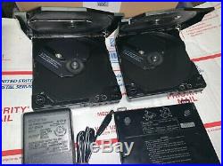 2 Sony Discman D-25 Portable CD Player