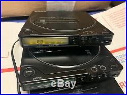 2 Sony Discman D-25 Portable CD Player
