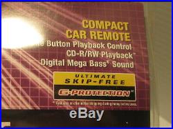 2002 Sony Walkman Portable CD Player withCar Remote Kit CD-R/RW Digital Sound NEW