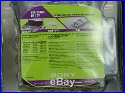 BRAND NEW SONY WALKMAN D-NE900 MP3 ATRAC3 CD with charging stand RARE