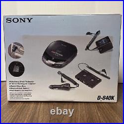 BRAND NEW! Sony Car Discman CD Compact Player D-840K NOS