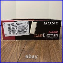 BRAND NEW! Sony Car Discman CD Compact Player D-840K NOS