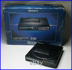 Boxed Sony Discman D-250 Refurbished complete and working perfectly! D25