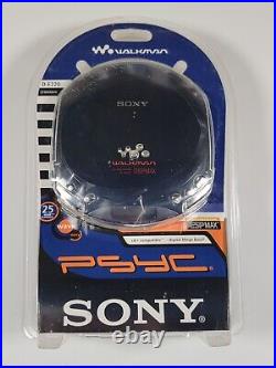 Brand New Sealed -Sony CD Walkman PSYC D-E220 ESPMAX Dark Blue (Wave Navy)