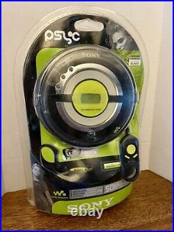 Brand New Sealed Sony Psyc D-EJ100 Walkman Portable CD Player Gleam Black Rare