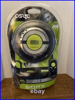 Brand New Sealed Sony Psyc D-EJ100 Walkman Portable CD Player Gleam Black Rare