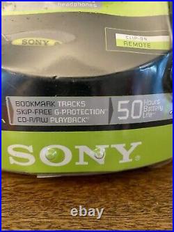 Brand New Sealed Sony Psyc D-EJ100 Walkman Portable CD Player Gleam Black Rare