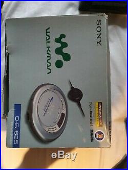 Brand New Sony CD Walkman D-EJ625 G-Protection Jog Proof Portable Personal