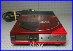 CD Compact Player Sony D-50 Red Working