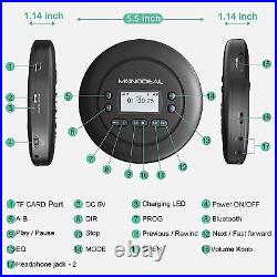 CD Player Portable, Bluetooth CD Player, Rechargeable Compact Small Walkman C