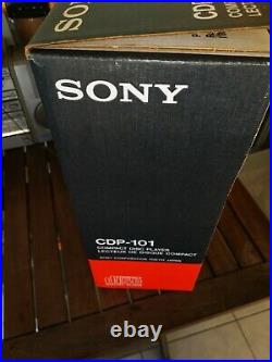 CD Player Sony Cdp-101-1st Ever CD Player Never Used-open Box! Please Read