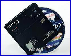 CROWN CD-10 (SONY D88 Clone) Tragbarer/Portable CD-Player/Discman! Als Defekt