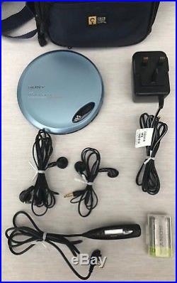Classic Original Sony CD Walkman D-EJ775 Personal Player Complete Bundle