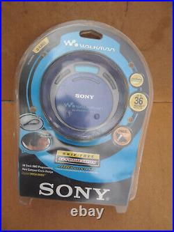 Collectors Vintage Sony CD Walkman Personal Portable CD Player Blue D-EJ621