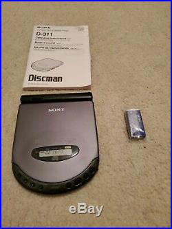 D-311 Sony Discman Tested Working