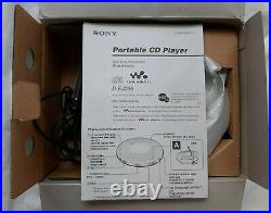 D-EJ785 Sony Walkman Discman CD Player Original Box Vintage Retro Tested Works