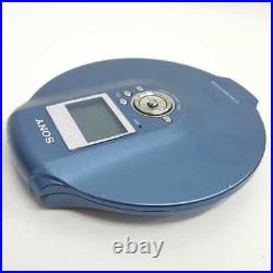 D-Ne900 Sony Walkman Cd Player Blue With Translation JPN Vintage Limited Portabl