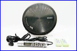 Excellent+3 Sony D-EJ955 Discman Walkman black remote 2 New battery works fine