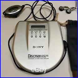 Excellent Condition SONY D-E885 Discman Portable CD Player with Mega Bass