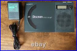 Extremely Rare Vintage Sony D-1000 COMPACT DISC PLAYER DISCMAN