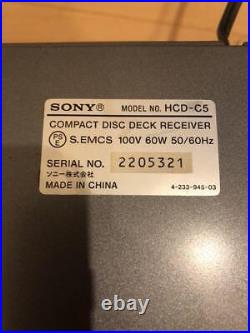 JPN Nationwide Sony Net Md/Cd Mini Stereo Compo Set