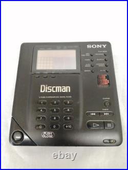 Junk! Sony Discman D-350 Compact Disc Portable CD Player Black from Japan