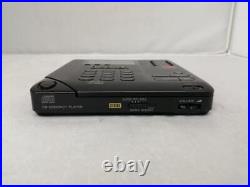 Junk! Sony Discman D-350 Compact Disc Portable CD Player Black from Japan