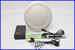 MINT Sony CD WALKMAN D-EJ1000 Silver Color Working Confirmed From Japan working
