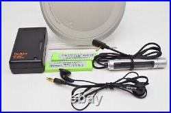 MINT Sony CD WALKMAN D-EJ1000 Silver Color Working Confirmed From Japan working