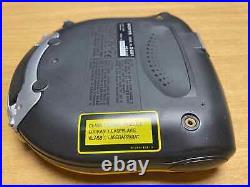 MINT Vintage Sony Sports DiscMan D-ES51 CD Player Japan Yellow WORLD SHIP