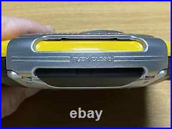 MINT Vintage Sony Sports DiscMan D-ES51 CD Player Japan Yellow WORLD SHIP
