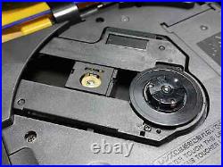 MINT Vintage Sony Sports DiscMan D-ES51 CD Player Japan Yellow WORLD SHIP