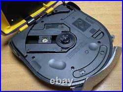 MINT Vintage Sony Sports DiscMan D-ES51 CD Player Japan Yellow WORLD SHIP
