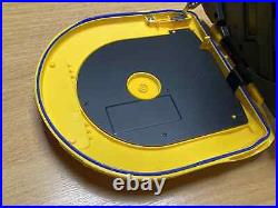 MINT Vintage Sony Sports DiscMan D-ES51 CD Player Japan Yellow WORLD SHIP