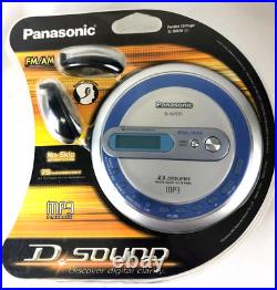 NEW Panasonic SL-SV570 D-Sound Portable CD Player MP3 FM/AM Radio Anti Skip