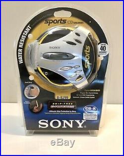 NEW RARE Sony D-SJ15 Sports G-Protection Portable CD Walkman Disc Player
