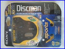 NEW SONY SPORTS DISCMAN ESP2 Portable CD Player D-ES51 Water Resistant 120V Adap
