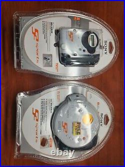 NEW SONY Sports S2 CD Discman D-FS601/NEW SONY Sport Cassette Walkman FS222