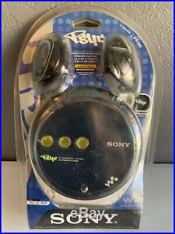 NEW! SONY Walkman PSYC CD Player with G-Protection Move Blue D-EJ360 Sealed NIB