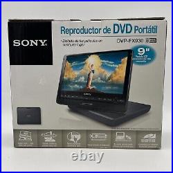 NEW Sony 9 WIDESCREEN 180-Degree Swivel DVP-FX930 Portable DVD & CD Player