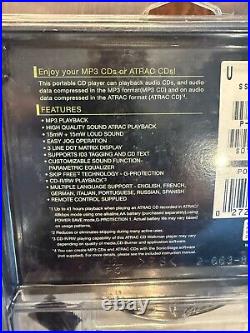 NEW Sony CD Walkman D-NE330 MP3 Atrac Playback SEALED with headphones remote