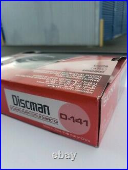 NEW Sony D-141 Discman CD Compact Portable Player Mega Bass Walkman With Headphone