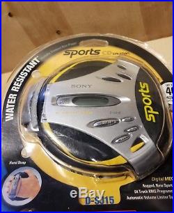 NEW Sony D-SJ15 Discman Portable Sports CD Walkman Player G-protection
